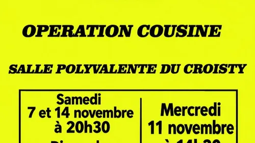 Nouvelle comédie « Opération Cousine » par la Troupe du Croisty