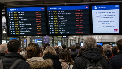 Grève SNCF : une journée noire s'annonce sur les rails de l'Ouest