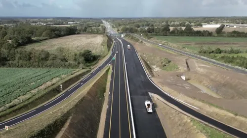 Près de Challans, la mise à 2X2 voies de cette route est achevée !