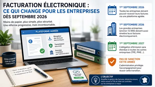 Facturation électronique : dès septembre, les entreprises entrent...