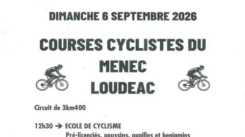 Courses cyclistes du Ménec à Loudéac