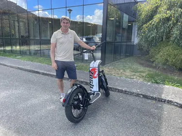 En Sarthe, cette trottinette de loisir adoptée par... des agriculteurs