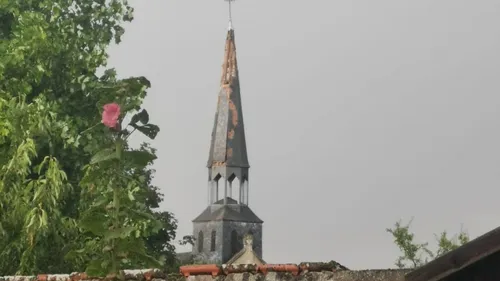 Dans le Loir-et-Cher, la foudre est tombée sur l'église de Monteaux