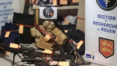 Un imposant arsenal découvert chez un particulier aux Andelys