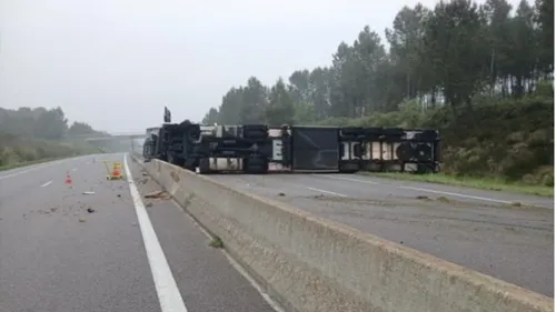 A28 : la circulation coupée après un accident à Lavernat