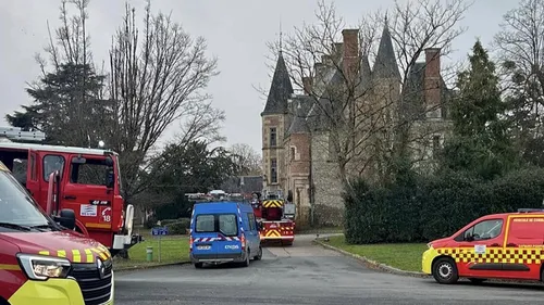 Vierzon : début d'incendie au château du parc de la Noue