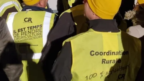 Manif de la Coordination Rurale : des agriculteurs de Sarthe et du...