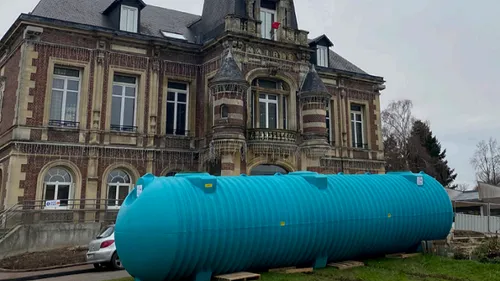 Bois-Guillaume : des cuves récupératrices d'eau pour le futur cœur...