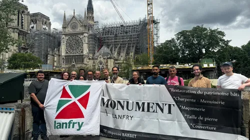 Cette entreprise de Seine-Maritime a contribué à la reconstruction...