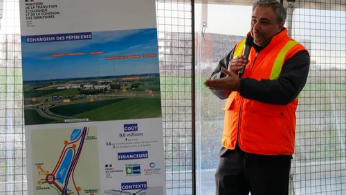 Aux portes de Caen, on inaugure l'échangeur des Pépinières