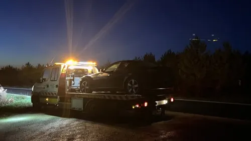 A Vouzeron, contrôlé à 171 km/h sur la D104