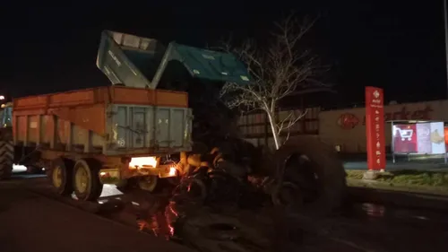 Des supermarchés visés par les agriculteurs sarthois