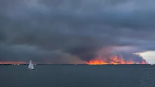 Presqu'île du Cap-Ferret : une cinquantaine de maisons brûlées