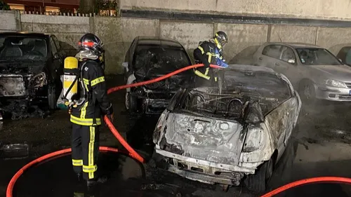 Le Mans : cinq voitures en feu tôt ce matin