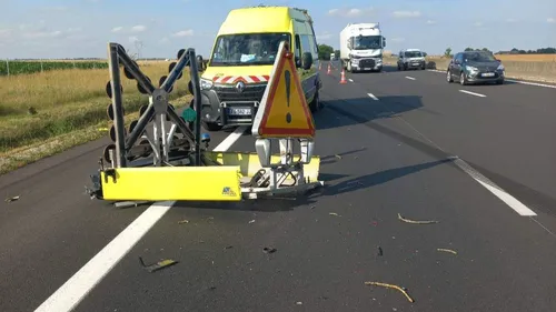 Loir-et-Cher : un fourgon Vinci Autoroutes percuté sur l’A10