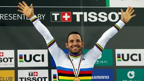 François Pervis au départ d'une course amateur en Sarthe