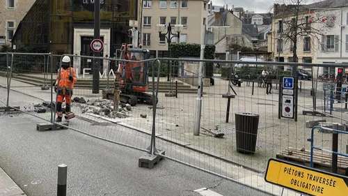 Fuite d'eau au Mans : des travaux d'urgence sont engagés