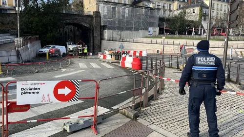 Au Mans, une fuite de gaz sous le tunnel des Jacobins