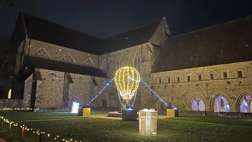 Yvré-l'Evêque : les illuminations à l'Abbaye de l'Epau, 10e édition