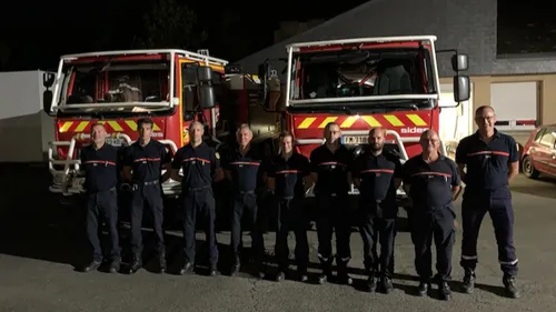 Incendies en Gironde : des pompiers sarthois et ornais en renfort