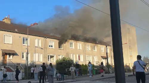 Le Mans : feu de maison avenue de Bruxelles