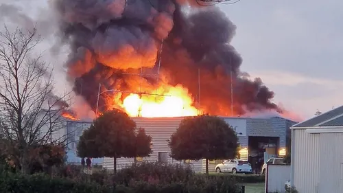 Savigné-l'Evêque : 1 100 mètres carrés détruits chez Agro Concept...