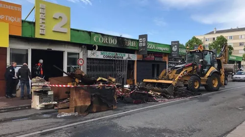 Caen : incendie au centre commercial Molière