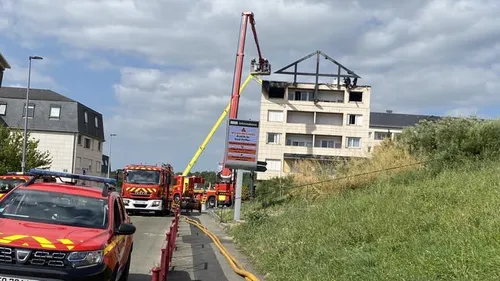 Coulaines : incendie ravageur sur la place de l'Europe