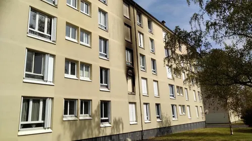 Caen : incendie rue de Cussy, un homme gravement brûlé