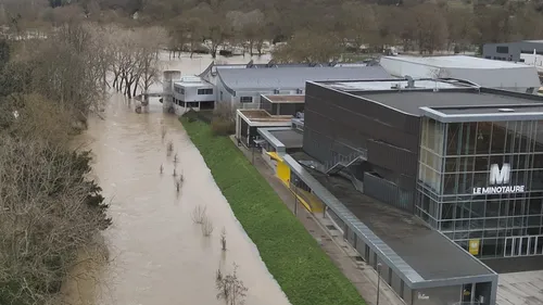 Vendôme : la décrue sur le Loir... avant de nouvelles pluies
