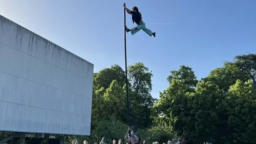 Marin Garnier et Débora Fransolin ont lancé "Le Mans fait son Cirque"