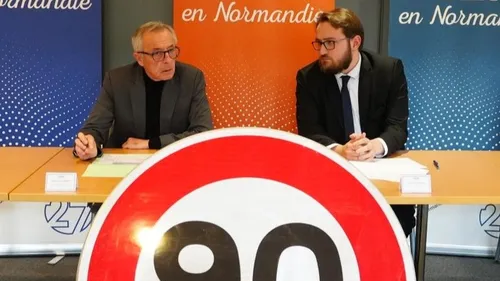 Dans l'Eure, retour aux 90 km/h au plus tard en février prochain