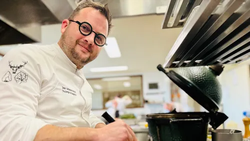 Seul chef étoilé de Sarthe, Jean-Sébastien Monné défend une cuisine...
