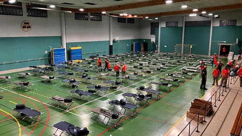 Orages : 300 personnes dans le gymnase de Montrichard