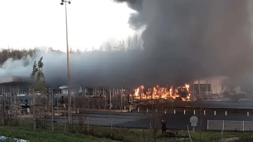 En Mayenne, le péage de La Gravelle touché par un incendie