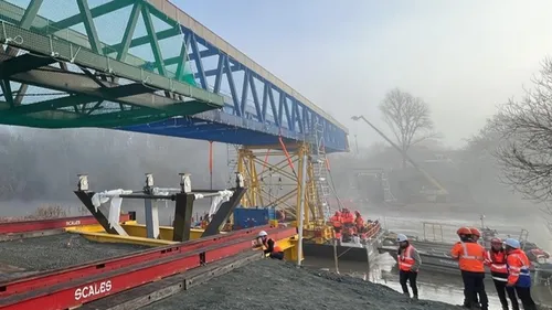 Sablé-sur-Sarthe : l'installation de la passerelle est reportée