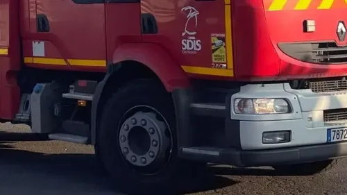 Caen : un feu d'entrepôt dans le quartier Chemin-Vert