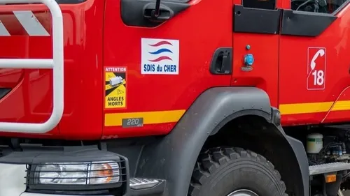 Graçay : quinze hectares en feu