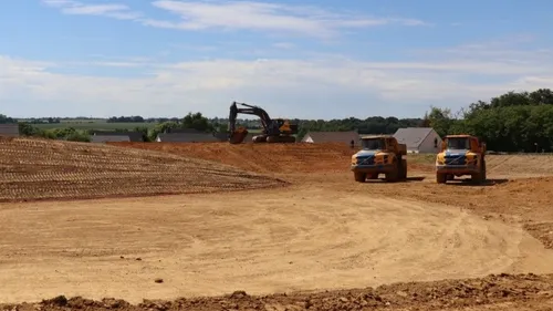 Bourg-Achard  : le chantier du lycée du Roumois a débuté
