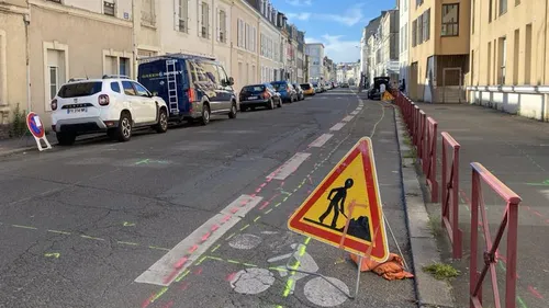 Au Mans, de gros travaux rue Chanzy tout cet été