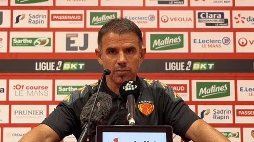 Le Mans FC : pas de regrets pour l’entraîneur Patrick Videira