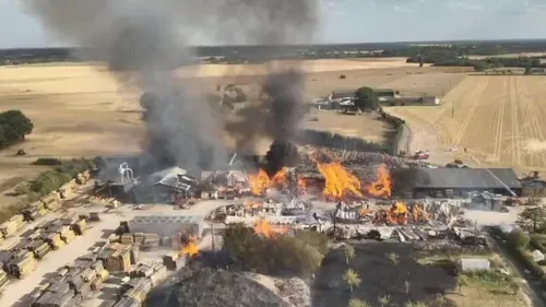 Eure : deux scieries frappées par un incendie 