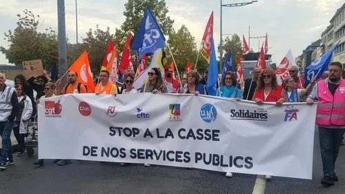 Grève dans la fonction publique : 5 à 7 000 personnes ont manifesté...