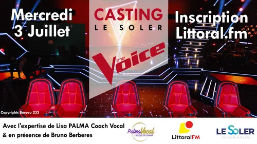 The Voice : Littoral FM et Palma Vocal organisent le casting de la...