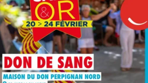 Du 20 au 24 février : une semaine en Sang & Or à la Maison du don à...