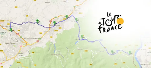 Tour 2014 dans la Loire : les 14 principales communes traversées !
