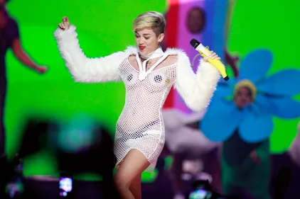 Miley Cyrus en concert à Lyon en 2014