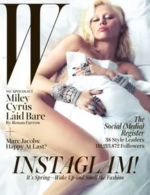 Miley Cyrus nue pour W Magazine