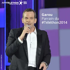 Garou, parrain du Téléthon 2014