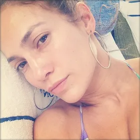 Jennifer Lopez sans maquillage